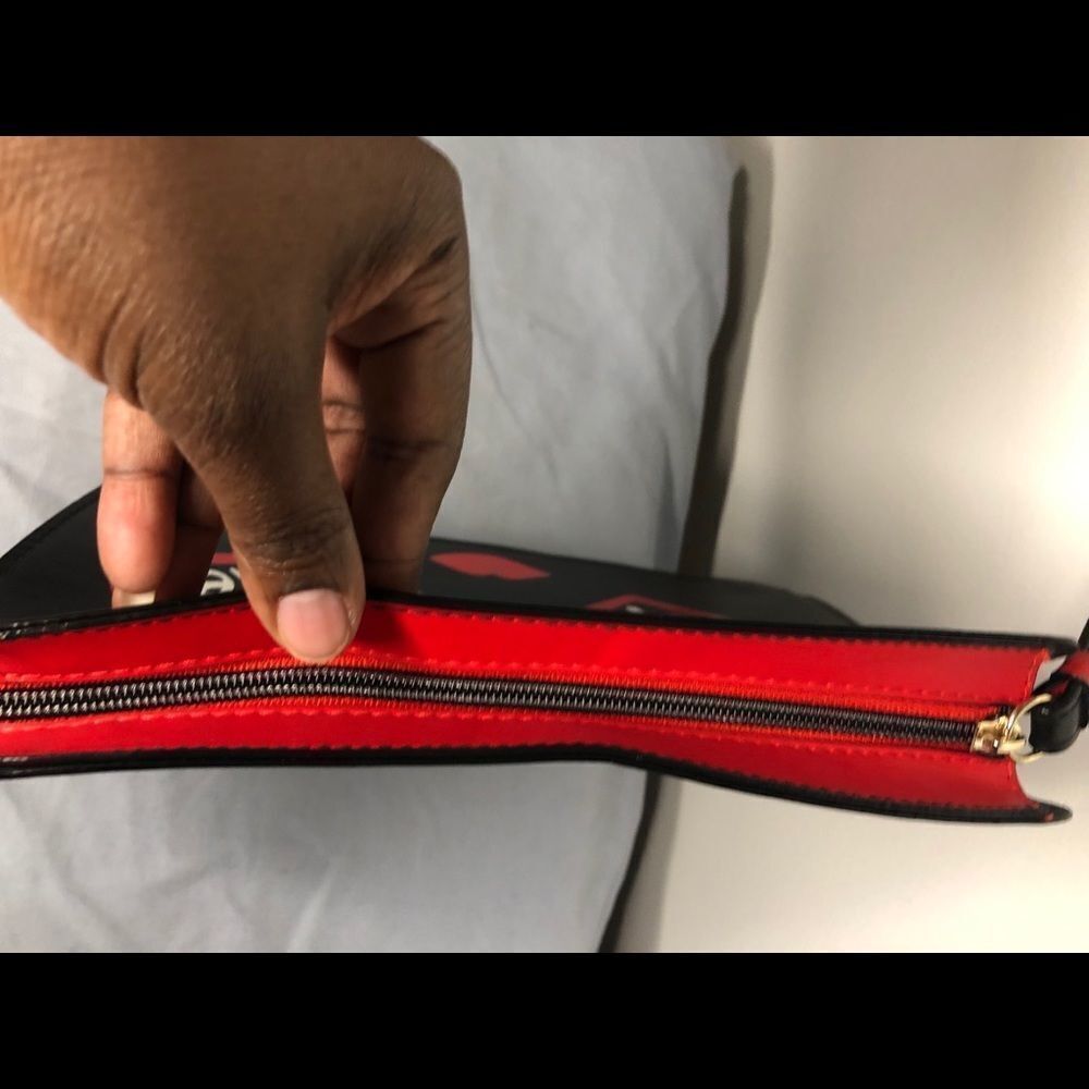 Victoria’s Secret TOO GLAM TO GIVE A D*** wristlet - Picture 7 of 11